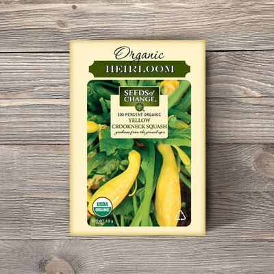 Qualtivate PUAS-5A Yellow Crookneck Summer Squash Seed(30 per packet)