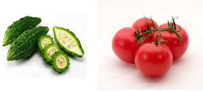 CYBEXIS Combo of Tomato and Bitter Gourd Seed(10 g)