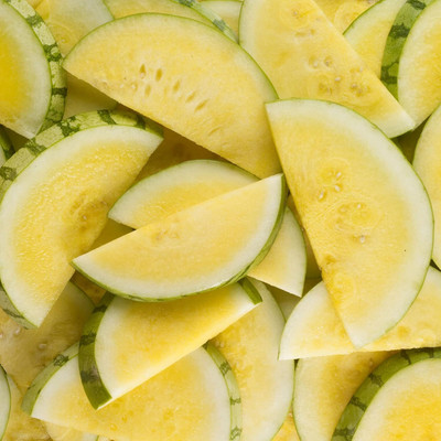 KNESSiN Heat Tolerant Yellow Watermelon Fruit Seeds For Gardening-(50 Seeds) Seed(50 per packet)