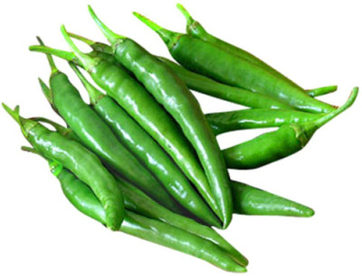 granthi Indian Green Chilli हरी मिर्च Seed(1800 per packet)