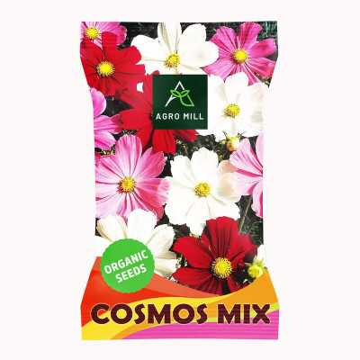 AGRO MILL COSMOS MULTIFLORA MIXED PREMIUM QUALITY FLOWER Seed(20 per packet)