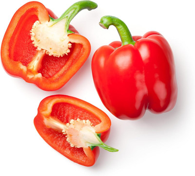KNESSiN Heirloom Red Capsicum Vegetable Seeds For Gardening-(50 Seeds) Seed(50 per packet)