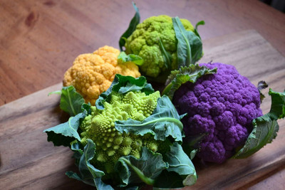 Aywal 126 Varieties Purple Green Yellow White Cauliflower Seed(30 per packet)