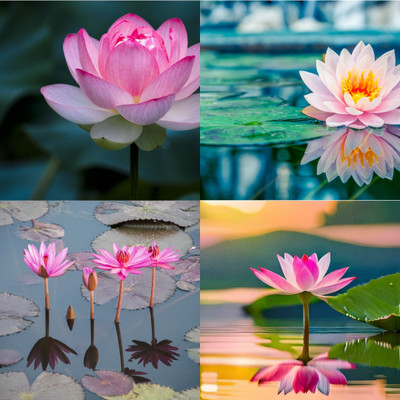 ibains Lotus flower seeds white biij 23 Seed(23 per packet)