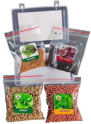 KNESSiN combo of leafy (four varieties)[400 Seeds] Seed(400 per packet)
