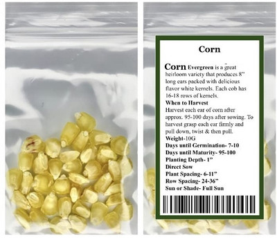 Qualtivate PUA-3A Sweet Corn for Planting Seed(400 per packet)