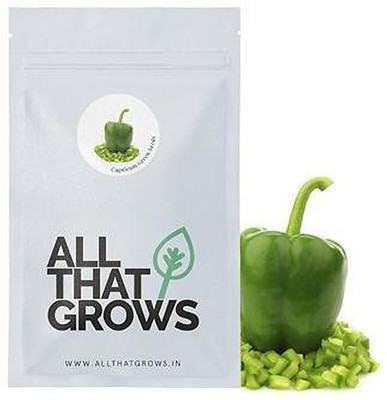 CYBEXIS Shimla Mirch (Green)200 Seeds Seed(200 per packet)