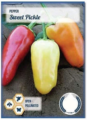 CYBEXIS Sweet Pickle Heirloom Pepper Chilli2400 Seeds Seed(2400 per packet)