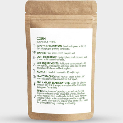 Biosnyg VIQ-94 Heirloom Corn - Bodacious Hybrid Seeds-[800 Seeds] Seed(800 per packet)