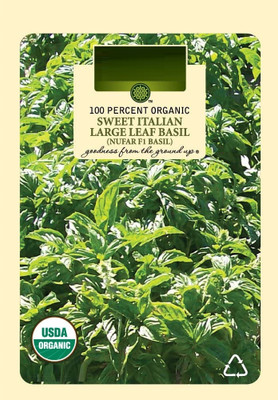 Qualtivate LX-2 Organic Nufar F1 Basil Seeds Seed(1000 per packet)
