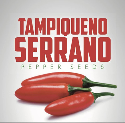 Biosnyg F1 Hybrid Tampiqueno Serrano Pepper Vegetable Seeds For Gardening-(4000 Seeds) Seed(4000 per packet)