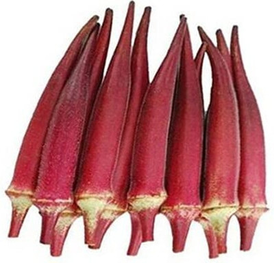 Aywal High Yield Red Lady Finger Hybrid F1 SUPREME Seed(200 per packet)