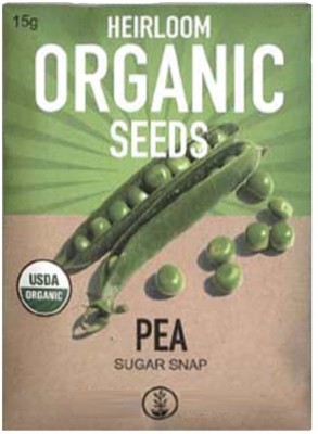 Biosnyg Hybrid Snap Pea Sugar Garden Seeds -[1000 Seeds] Seed(1000 per packet)