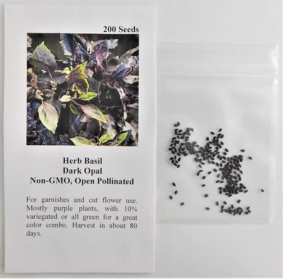 VibeX ® RXI-30 Dark Purple Opal Basil Seed(1000 per packet)