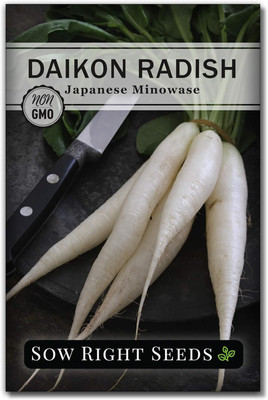 Qualtivate RES-5A Japanese Minowase Daikon Radish Seed Seed(300 per packet)