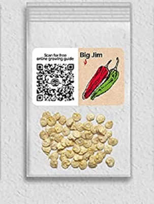 WILLVINE Organic F1 Hybrid Big Jim Pepper Chilli-1250 Seeds Seed(1250 per packet)