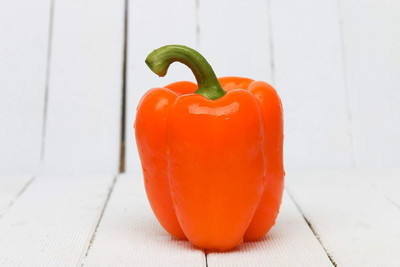 Biosnyg F1 Hybrid Orange Coral Capsicum Seeds for Home Gardening-(200 Seeds) Seed(200 per packet)