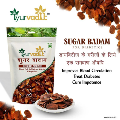 iyurvadik Iyurvadik sky fruit seed, 200 gm| Sugar Badam | kadwa badaam Seed(200 g)