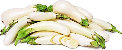 MAA Brinjal white Long, Eggplant Seed(26 per packet)