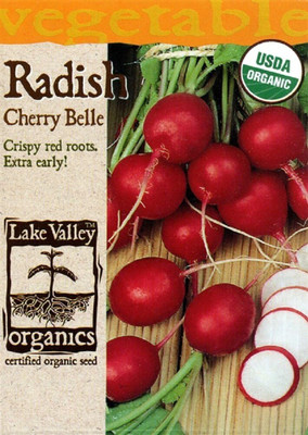 Qualtivate RES-8A Organic Cherry Belle Radish Seeds Seed(300 per packet)