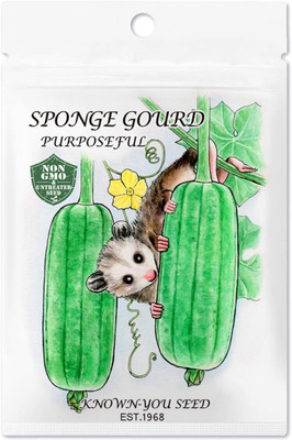 CYBEXIS KGF -20 - Gourd Luffa Cylindrica Smooth Sponge - (100 Seeds) Seed(100 per packet)