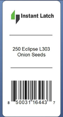 Qualtivate PUA-2A Eclipse L303 White Onion Seeds Seed(500 per packet)
