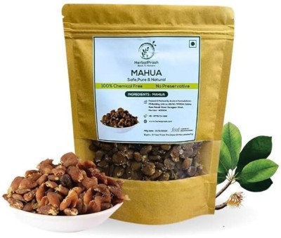 HerbalPrash Madhuca Longifolia, Illipe Dried Flower, Mahua Fruit, Aromatic & Antioxidant-Rich Seed(350 g)