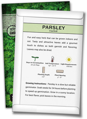 CYBEXIS VVI-4 - Parsley Triple Curled (Green) - (750 Seeds) Seed(750 per packet)