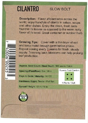 Biosnyg Coriander Herb Seeds Cilantro-[1000 Seeds] Seed(1000 per packet)