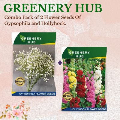 Greenery Hub Grow Your Dream Garden with Our Flower Seed Combo Seed(2 per packet)
