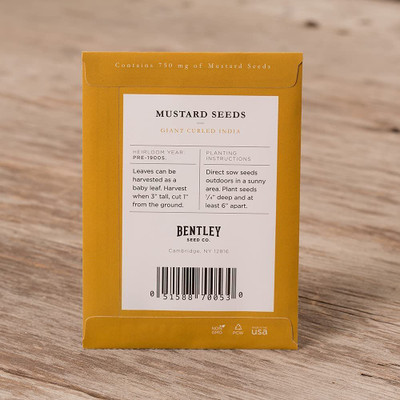 VibeX XLR-6 - Faith Pre Filled Giant Curled India Mustard - (2250 Seeds) Seed(2250 per packet)