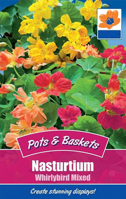 CYBEXIS Nasturtium Whirlybird Mixed Flower Seeds Seed(50 per packet)