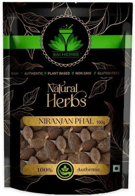 SAI HERBS Niranjan Phal | Sterculia Lychnophora | Malva Nuts Seed(100 g)