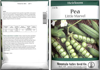 VibeX ® XXL-468 Little Marvel Shelling Pea Seeds Seed(50 per packet)