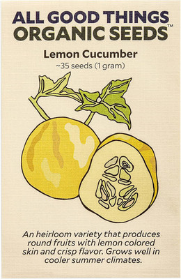 VibeX ® VMR-456 Lemon Cucumber Seeds Seed(200 per packet)
