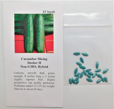 VibeX ® LXI-584 Cucumber Slicing Dasher II Seed(200 per packet)