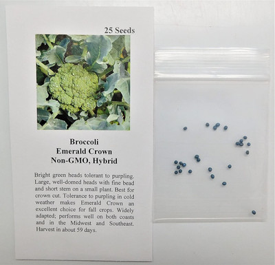 WILLVINE NBIR-452 Broccoli Emerald Crown (Green) Seed(200 per packet)
