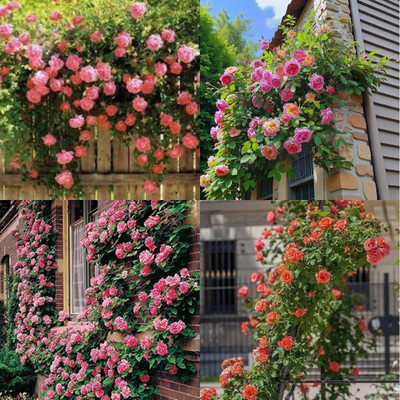 ibains Everbloom Climbing Rose Seeds no of seeds 47 Seed(47 per packet)