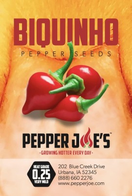 Qualtivate PUA-3A Red Biquinho Pepper Chilli Seed(300 per packet)