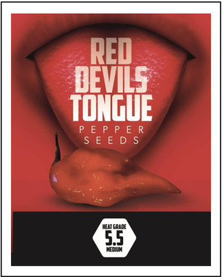 Biosnyg F1 Hybrid Red Devils Tongue Pepper Seeds for Home Gardening-(4000 Seeds) Seed(4000 per packet)
