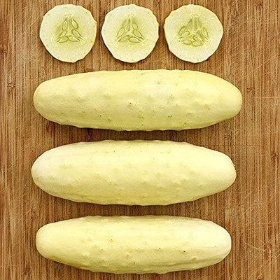 Qualtivate HYB-7A Silver Slicer Cucumber Seeds Seed(300 per packet)