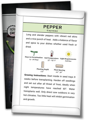 Biosnyg HFD-23 Cayenne Pepper Chilli Seed-[800 Seeds] Seed(800 per packet)
