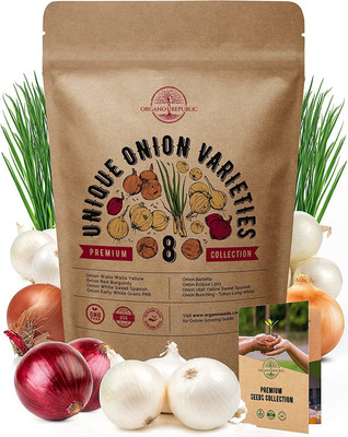 VibeX LX-30 - 8 Onion Variety Combo - (4500 Seeds) Seed(4500 per packet)