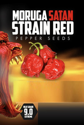 Biosnyg Easy to Grow Red Moruga Superhot Pepper Seeds For Planting-(4000 Seeds) Seed(4000 per packet)