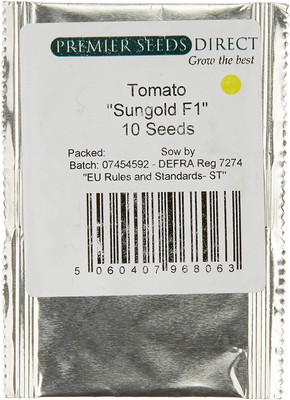 CYBEXIS Organic Tomato Cherry - SUNGOLD F1-2000 Seeds Seed(2000 per packet)