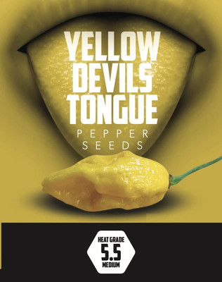 KNESSiN Open-Pollinated Devils Tongue Pepper Seeds For Gardening-(2400 Seeds) Seed(2400 per packet)