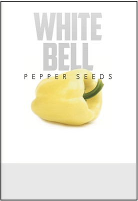 Biosnyg F1 Hybrid White Capsicum Vegetable Seeds For Gardening-(400 Seeds) Seed(400 per packet)