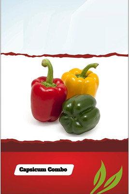 VibeX ® XLR-321 Capsicum-Red/Yellow/Green High Germination Seeds Seed(200 per packet)