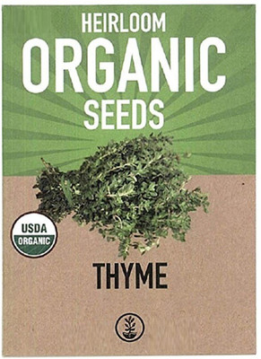 CYBEXIS Non-GMO Organic Herb Seeds:Thyme-100 Seeds Seed(100 per packet)