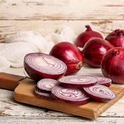 KNESSiN Open-Pollinated Red Grano Onion Vegetable Seeds for Garden-(600 Seeds) Seed(600 per packet)